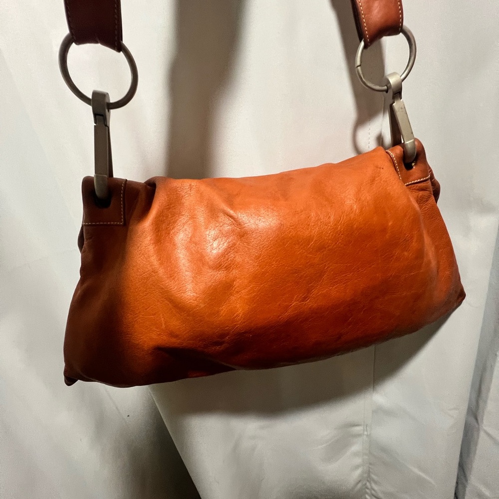 Chic Brown Leather Lupo Barcelona Hobo Bag - Picture 14 of 16